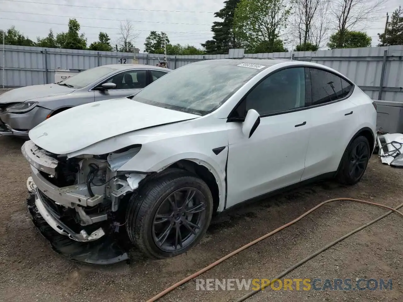 1 Photograph of a damaged car 7SAYGDEE7PF602712 TESLA MODEL Y 2023