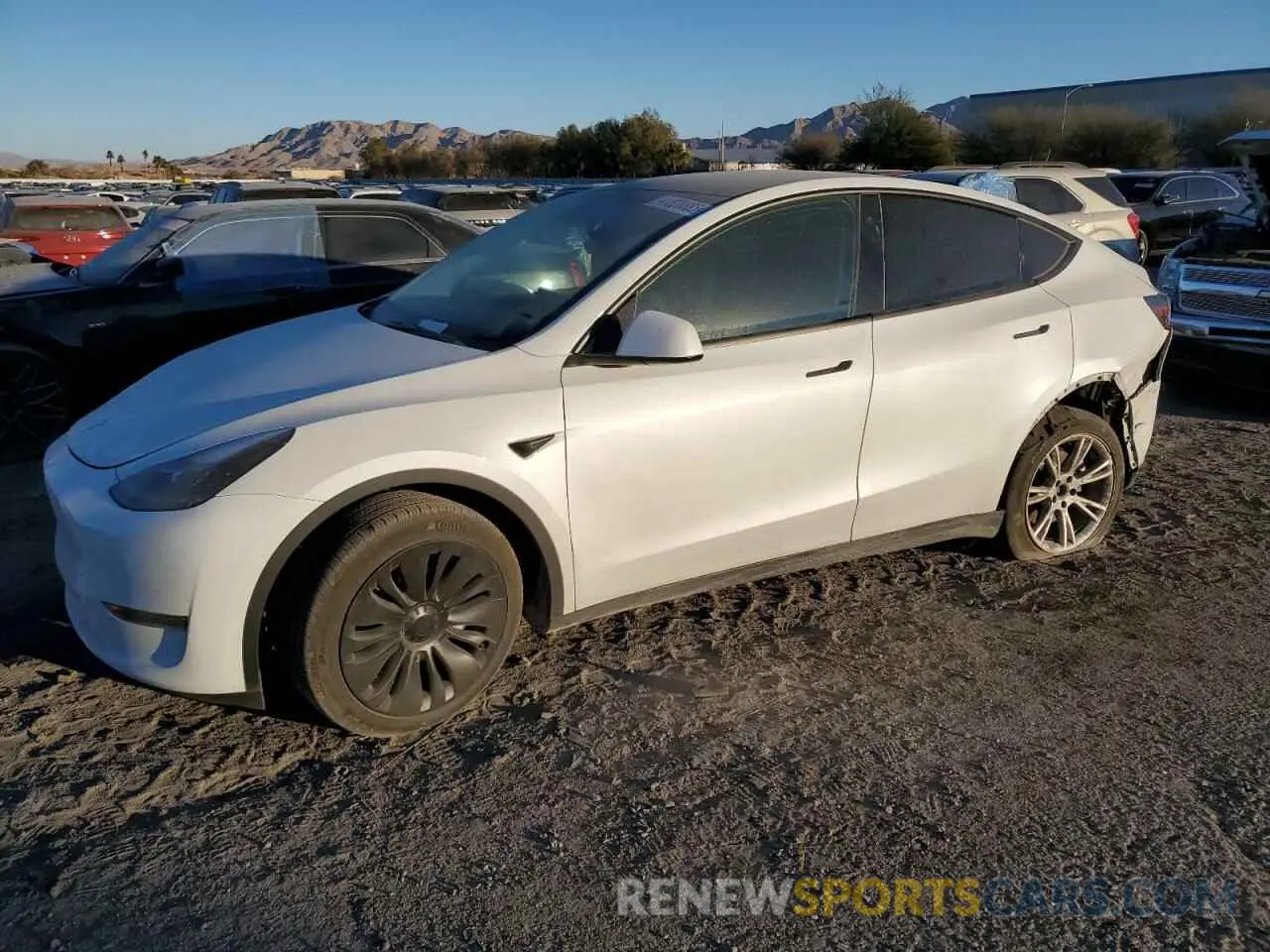 1 Photograph of a damaged car 7SAYGDEE7PF606677 TESLA MODEL Y 2023