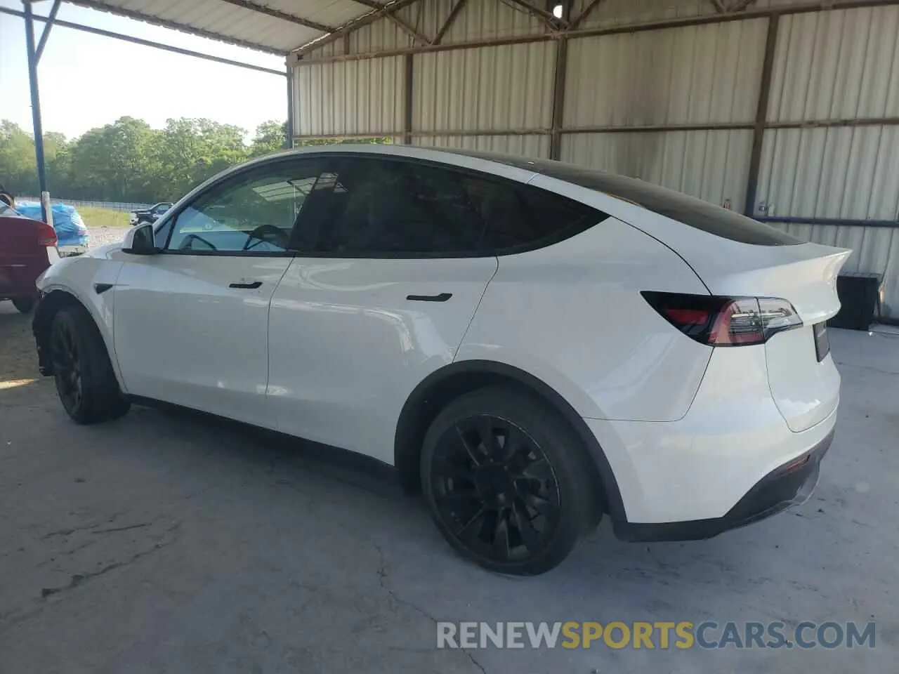 2 Photograph of a damaged car 7SAYGDEE7PF614925 TESLA MODEL Y 2023