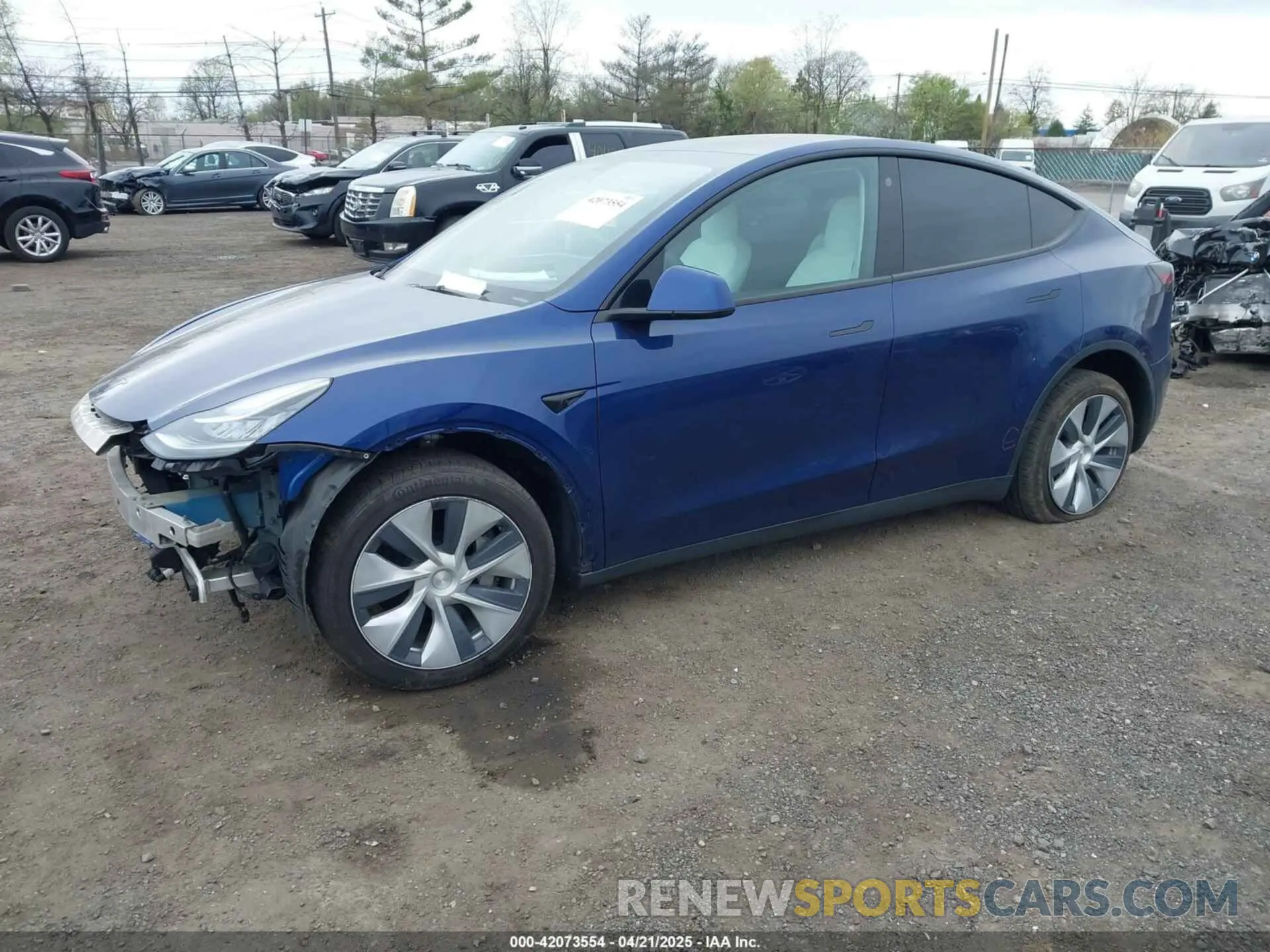 2 Photograph of a damaged car 7SAYGDEE7PF616500 TESLA MODEL Y 2023