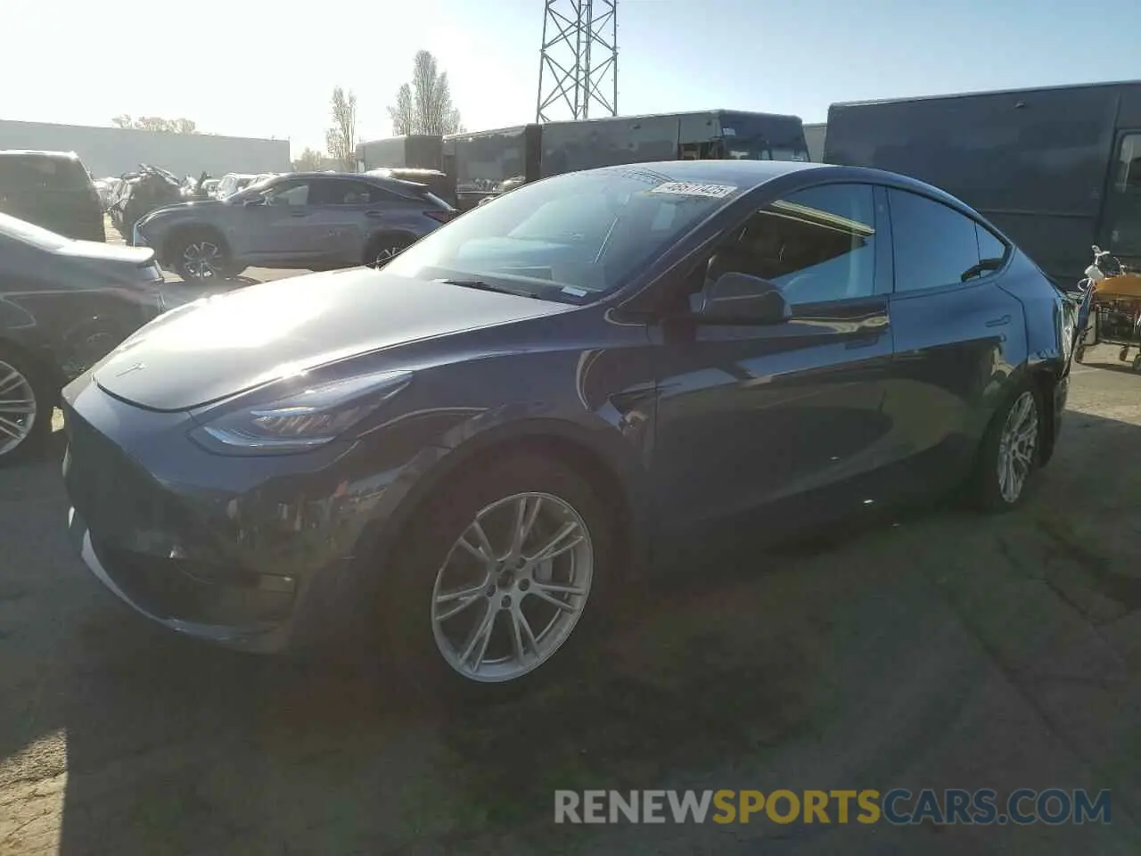 1 Photograph of a damaged car 7SAYGDEE7PF617386 TESLA MODEL Y 2023