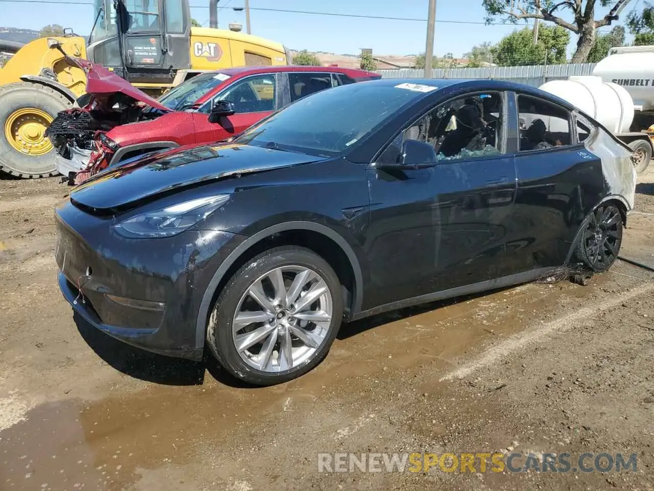1 Photograph of a damaged car 7SAYGDEE7PF627643 TESLA MODEL Y 2023