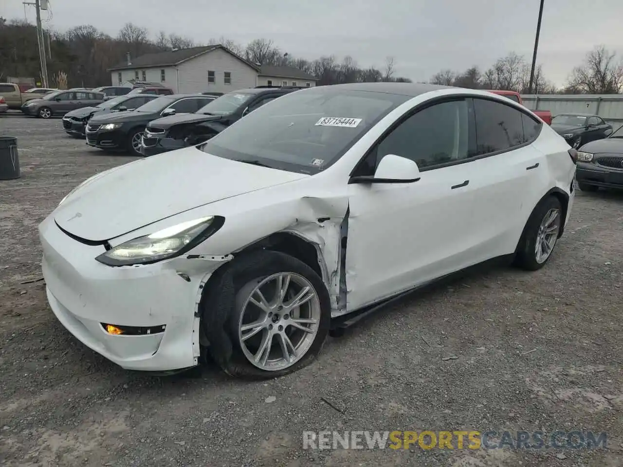 1 Photograph of a damaged car 7SAYGDEE7PF673621 TESLA MODEL Y 2023