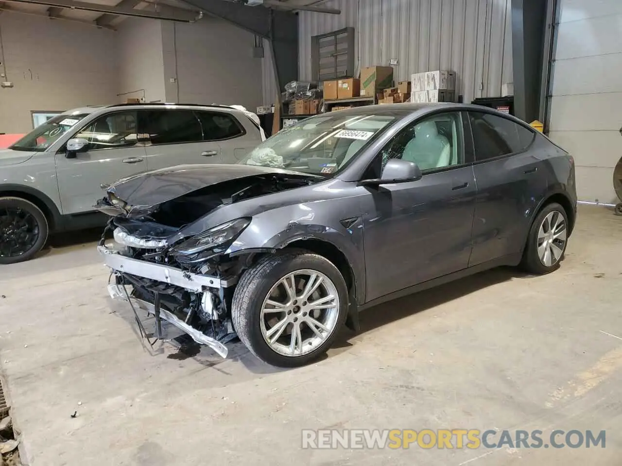 1 Photograph of a damaged car 7SAYGDEE7PF675224 TESLA MODEL Y 2023