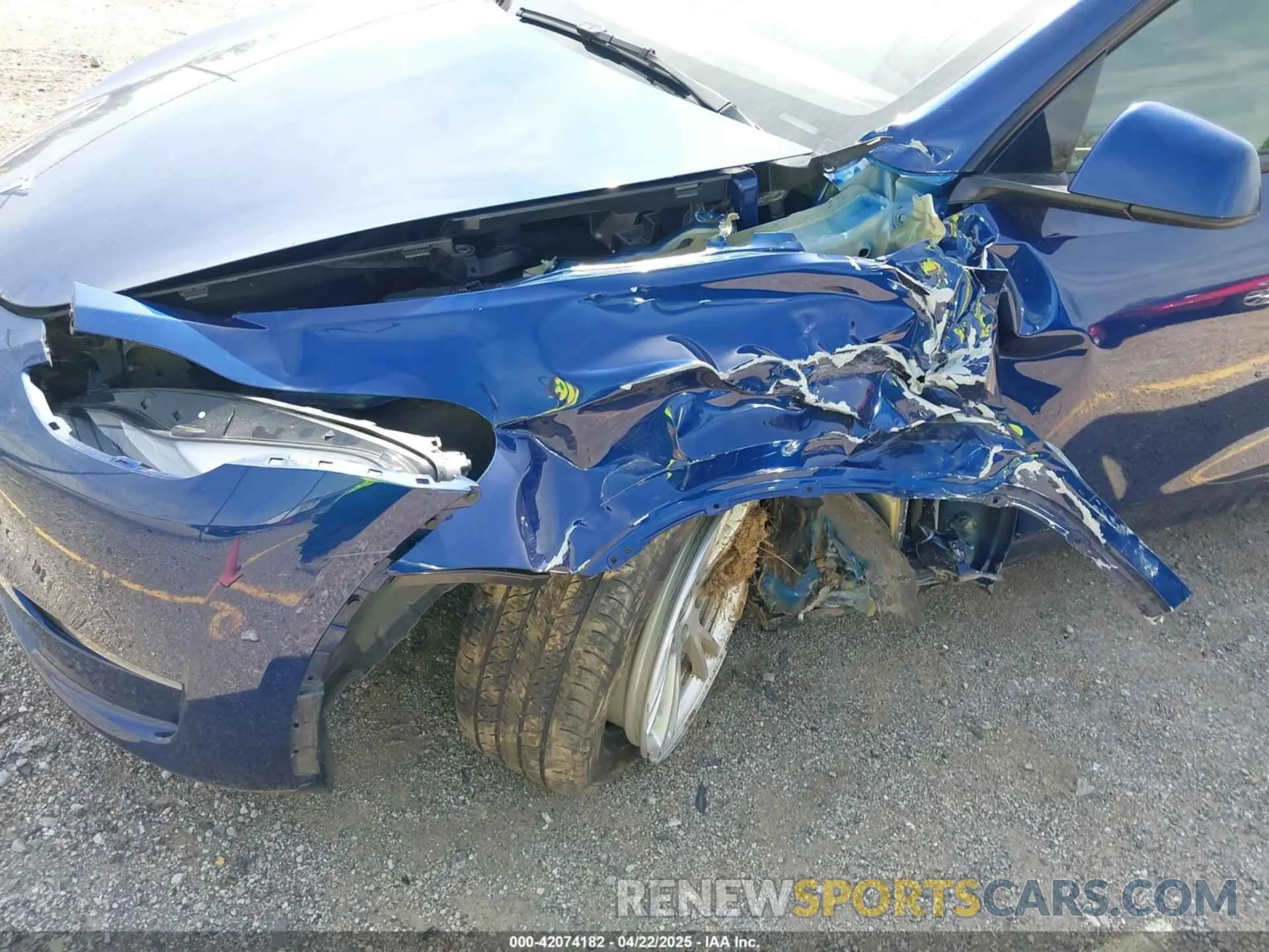 6 Photograph of a damaged car 7SAYGDEE7PF702051 TESLA MODEL Y 2023