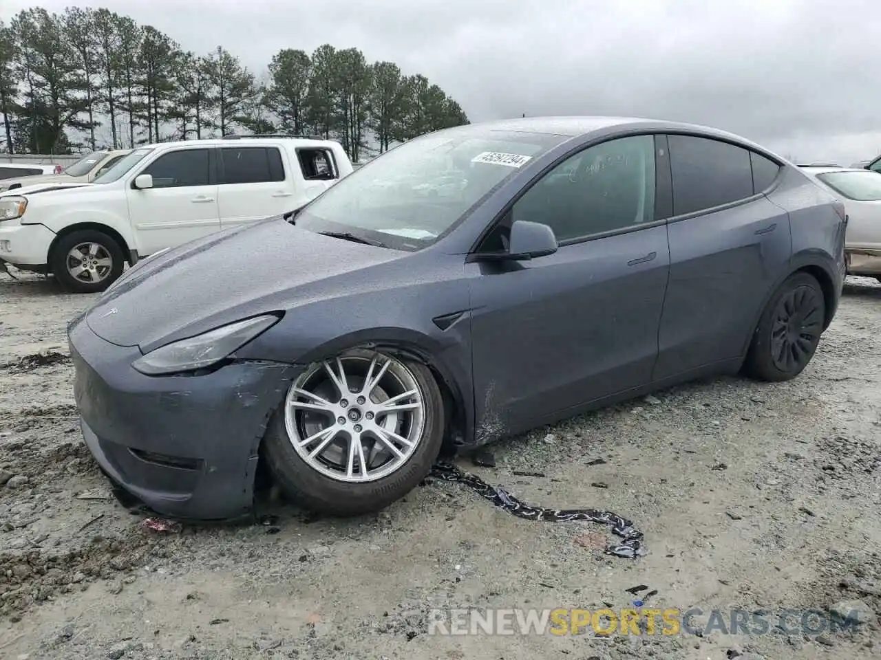 1 Photograph of a damaged car 7SAYGDEE7PF706889 TESLA MODEL Y 2023