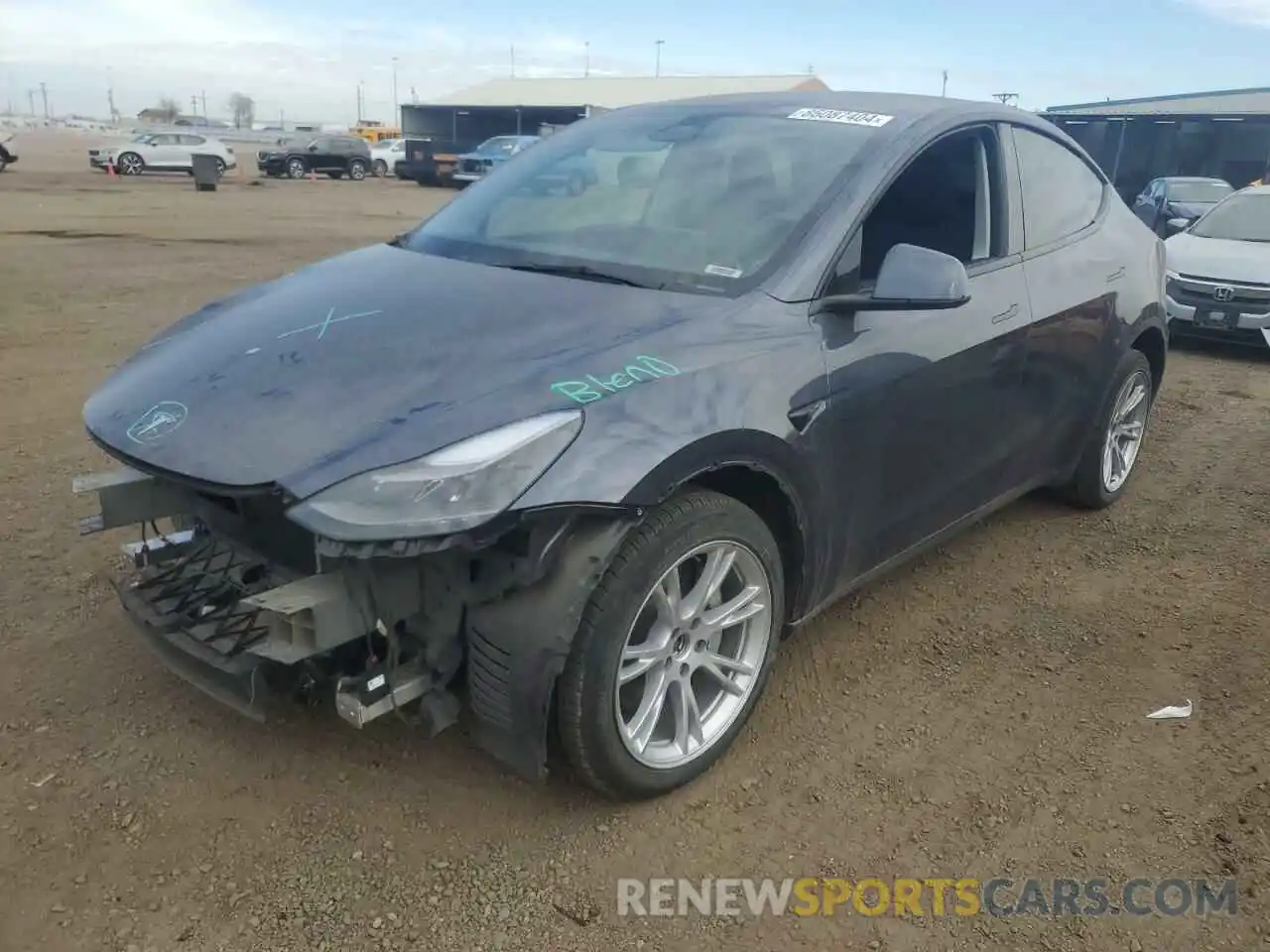 1 Photograph of a damaged car 7SAYGDEE7PF715219 TESLA MODEL Y 2023