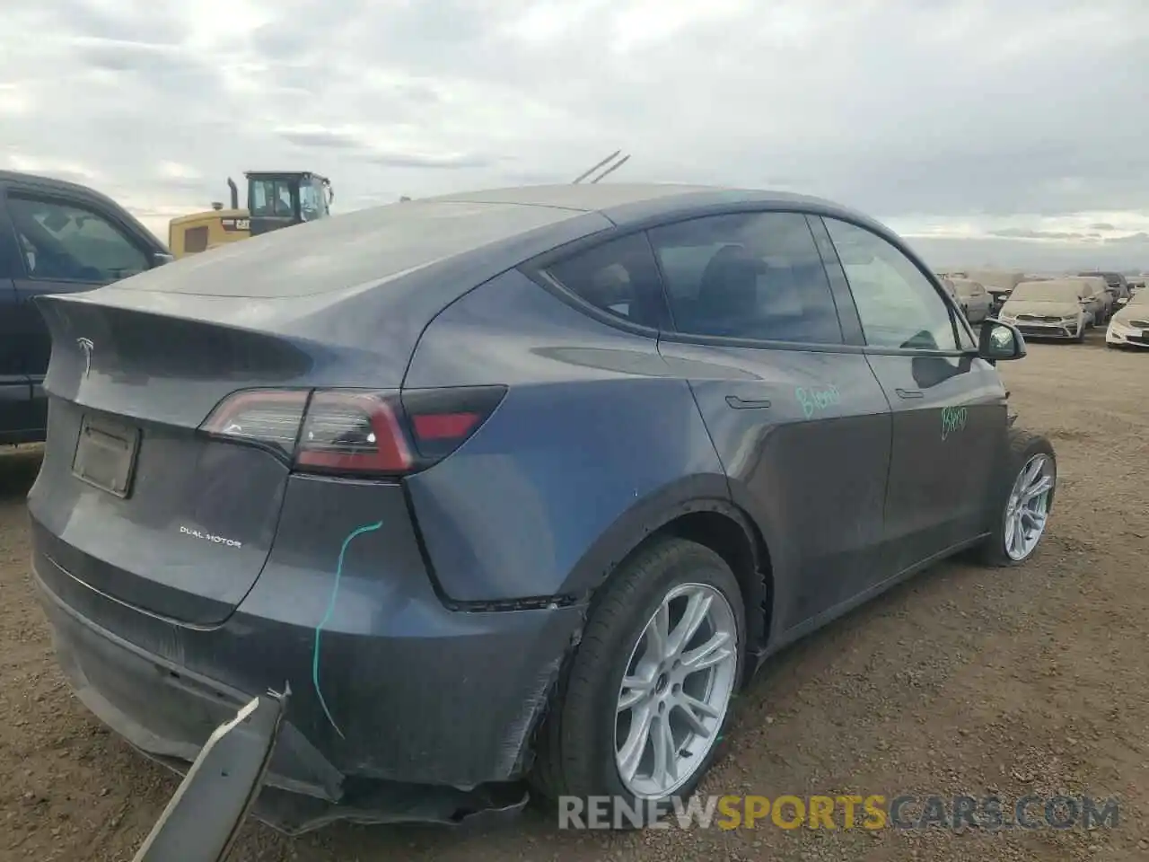 3 Photograph of a damaged car 7SAYGDEE7PF715219 TESLA MODEL Y 2023