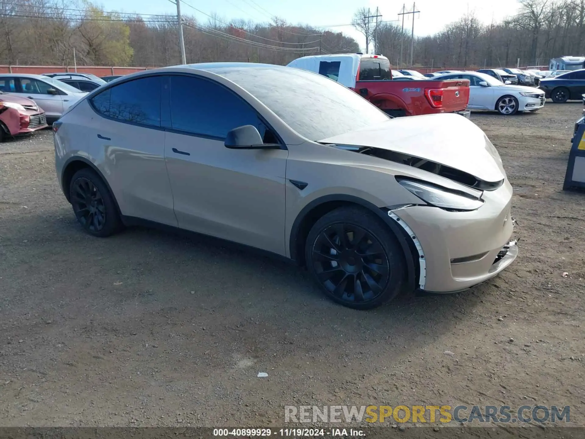 1 Photograph of a damaged car 7SAYGDEE7PF746437 TESLA MODEL Y 2023