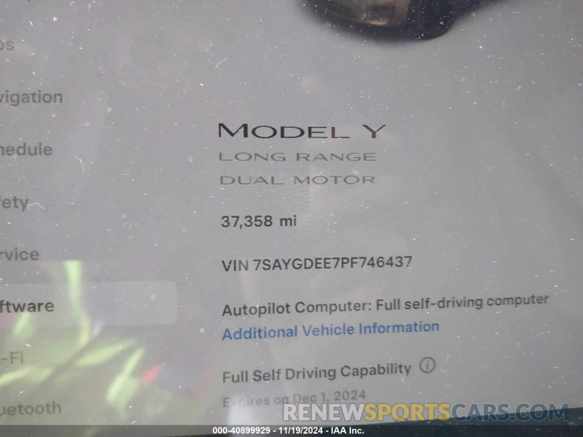 14 Photograph of a damaged car 7SAYGDEE7PF746437 TESLA MODEL Y 2023
