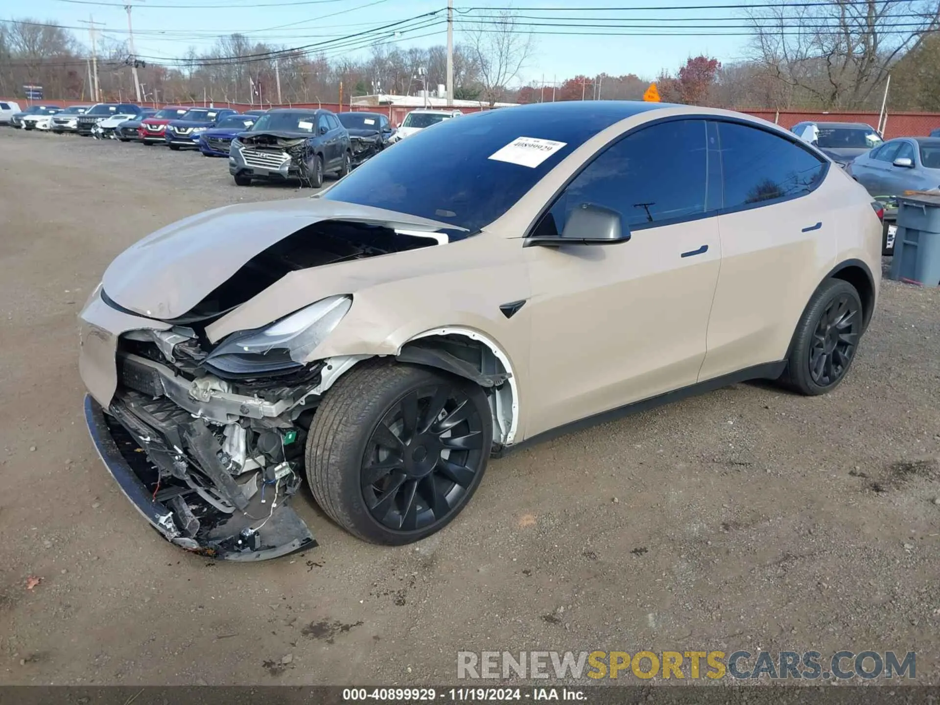 2 Photograph of a damaged car 7SAYGDEE7PF746437 TESLA MODEL Y 2023