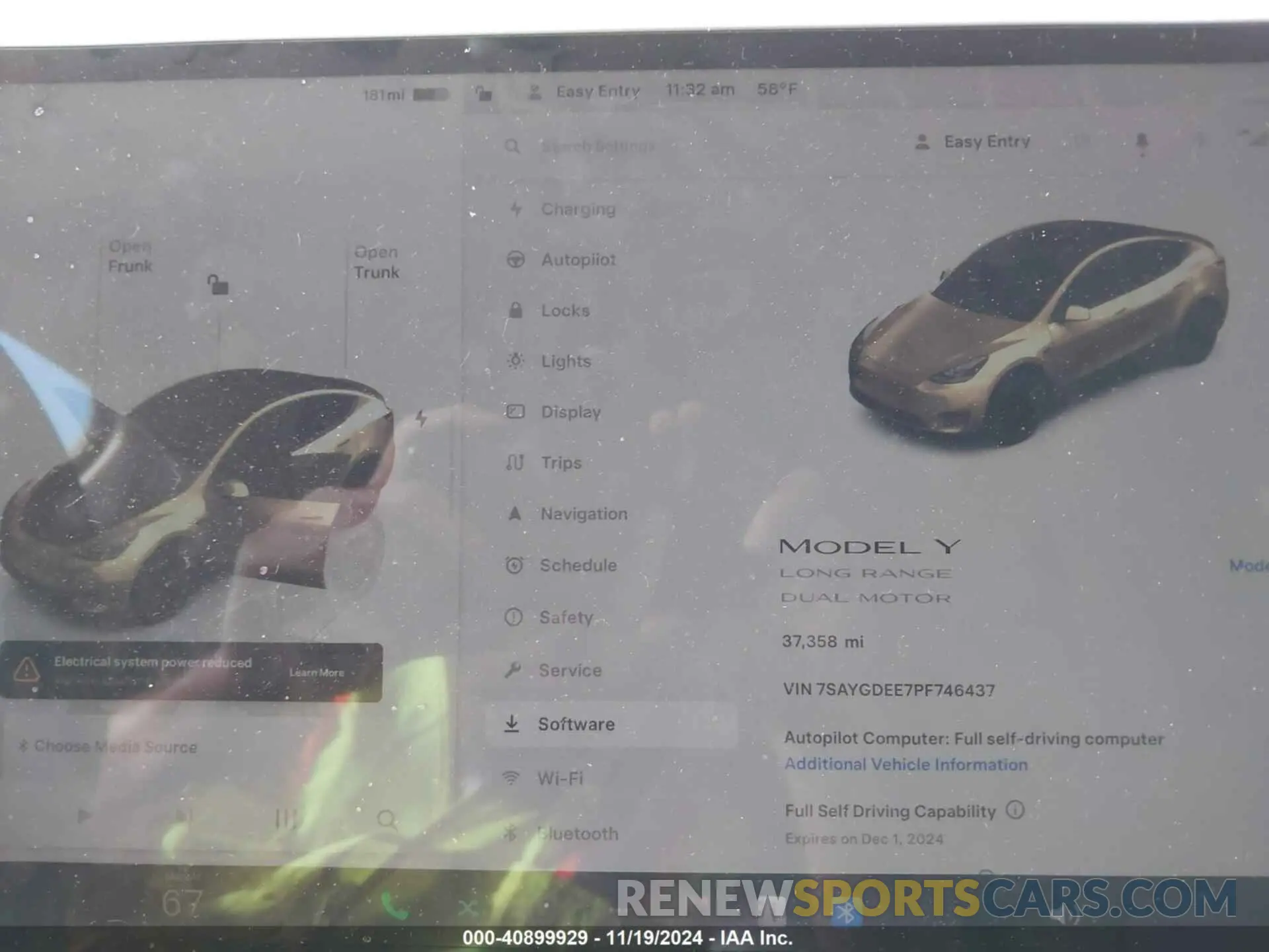 7 Photograph of a damaged car 7SAYGDEE7PF746437 TESLA MODEL Y 2023