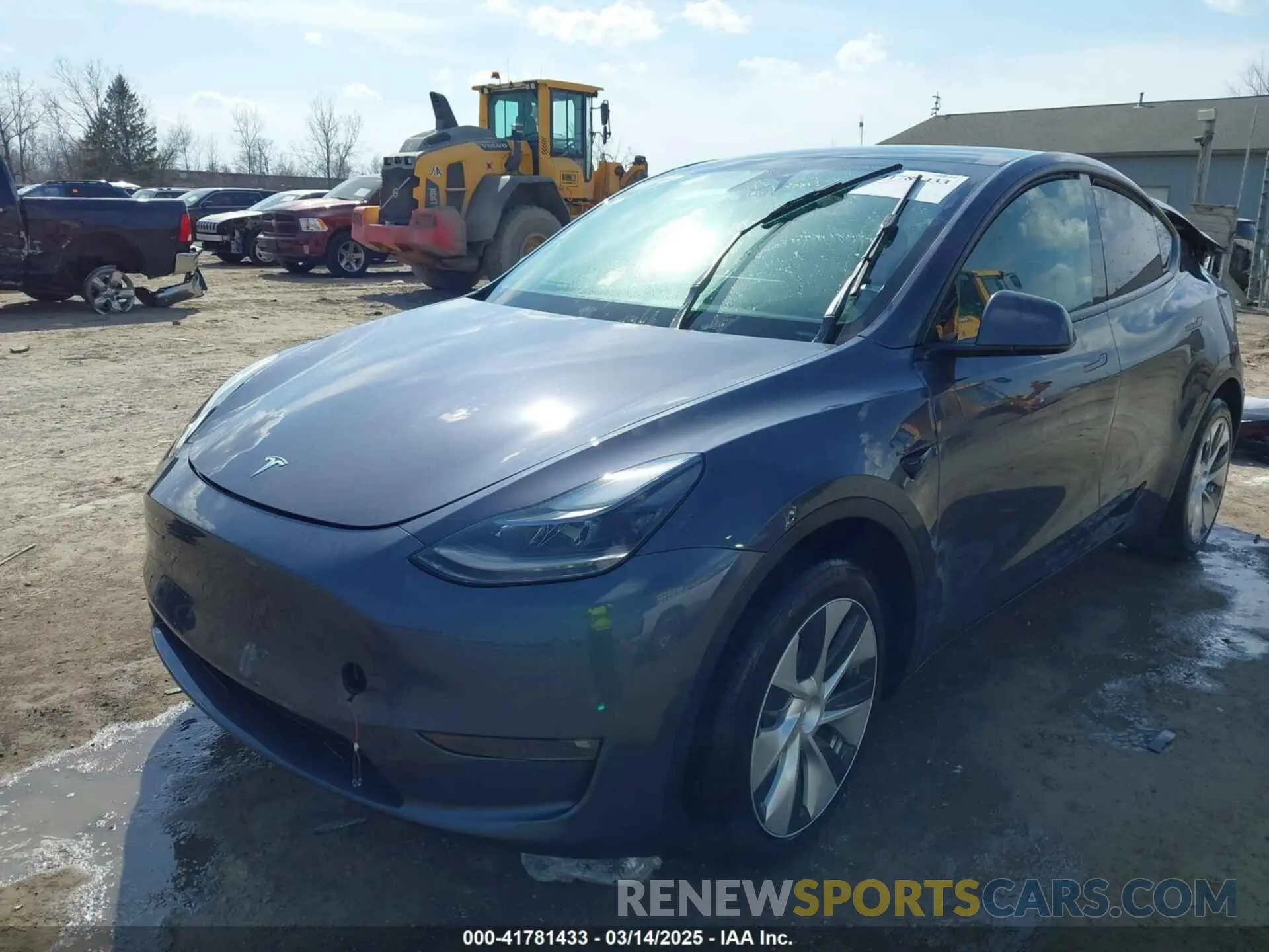 2 Photograph of a damaged car 7SAYGDEE7PF755980 TESLA MODEL Y 2023
