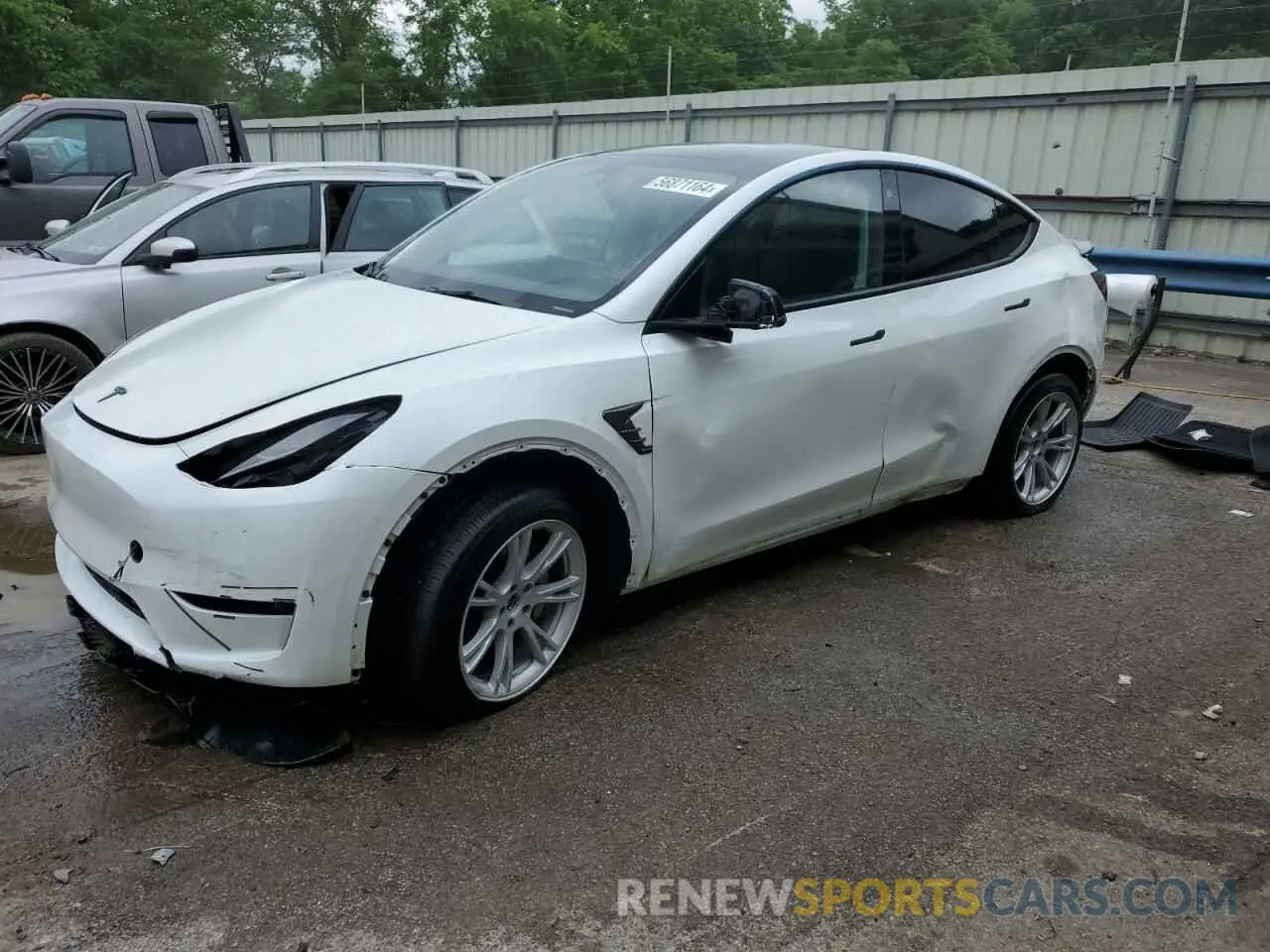 1 Photograph of a damaged car 7SAYGDEE7PF759687 TESLA MODEL Y 2023