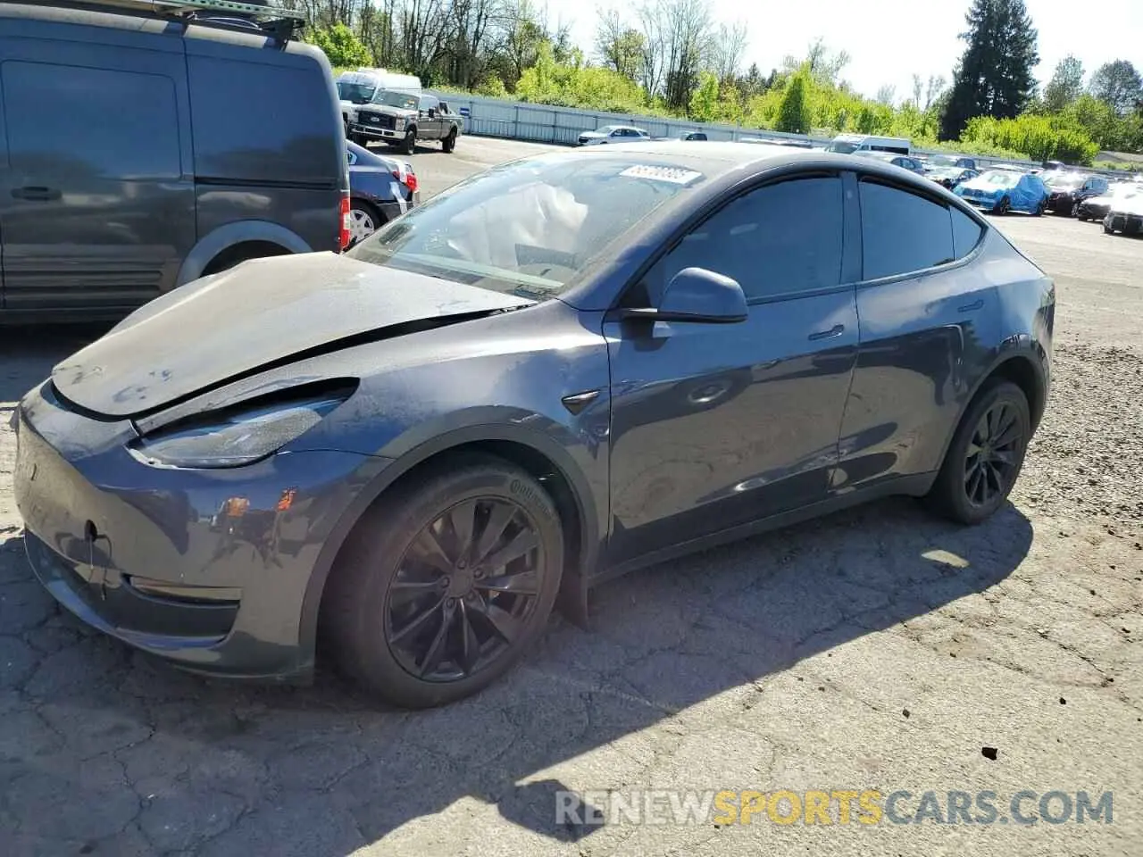 1 Photograph of a damaged car 7SAYGDEE7PF781902 TESLA MODEL Y 2023
