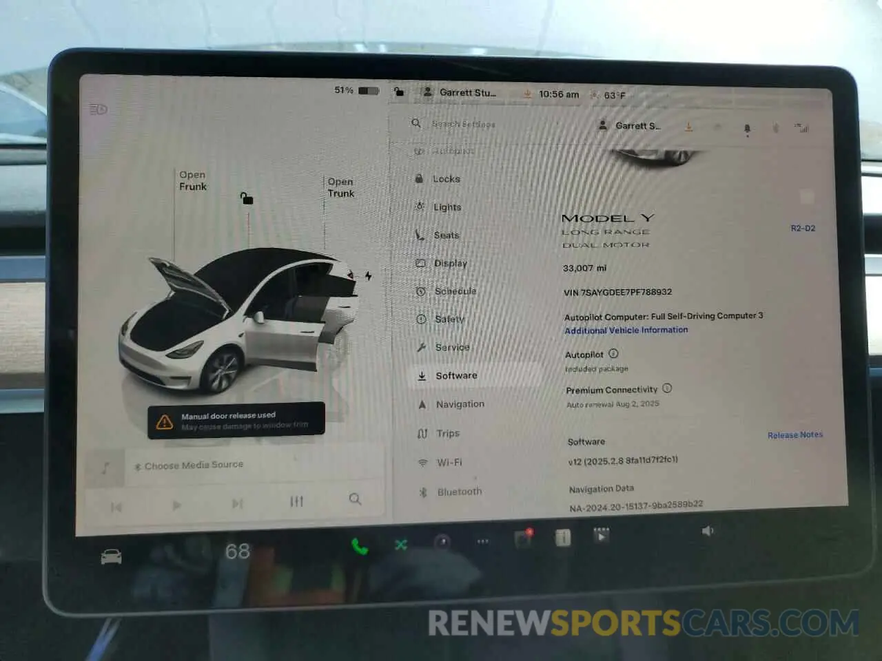 9 Photograph of a damaged car 7SAYGDEE7PF788932 TESLA MODEL Y 2023