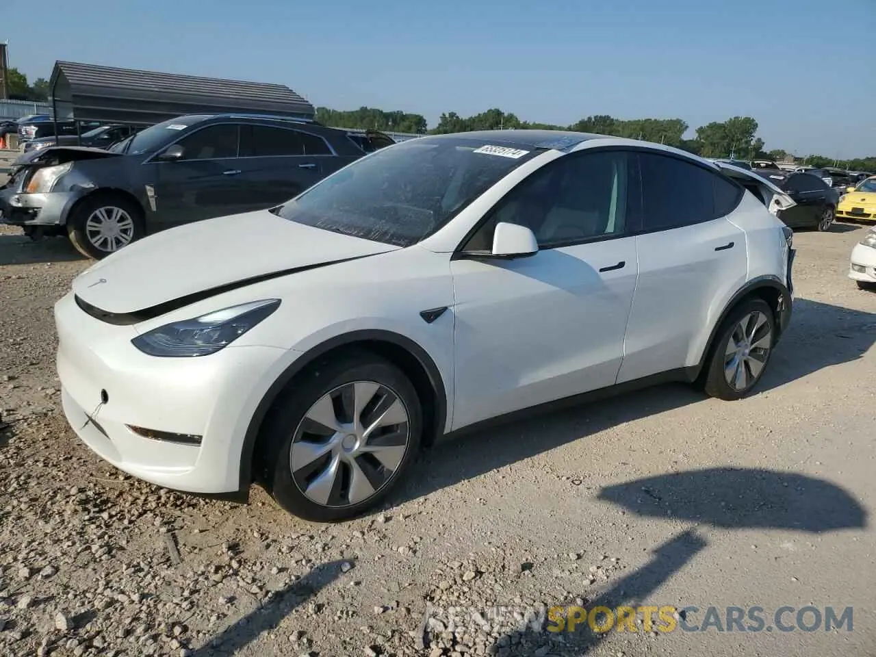 1 Photograph of a damaged car 7SAYGDEE7PF803963 TESLA MODEL Y 2023