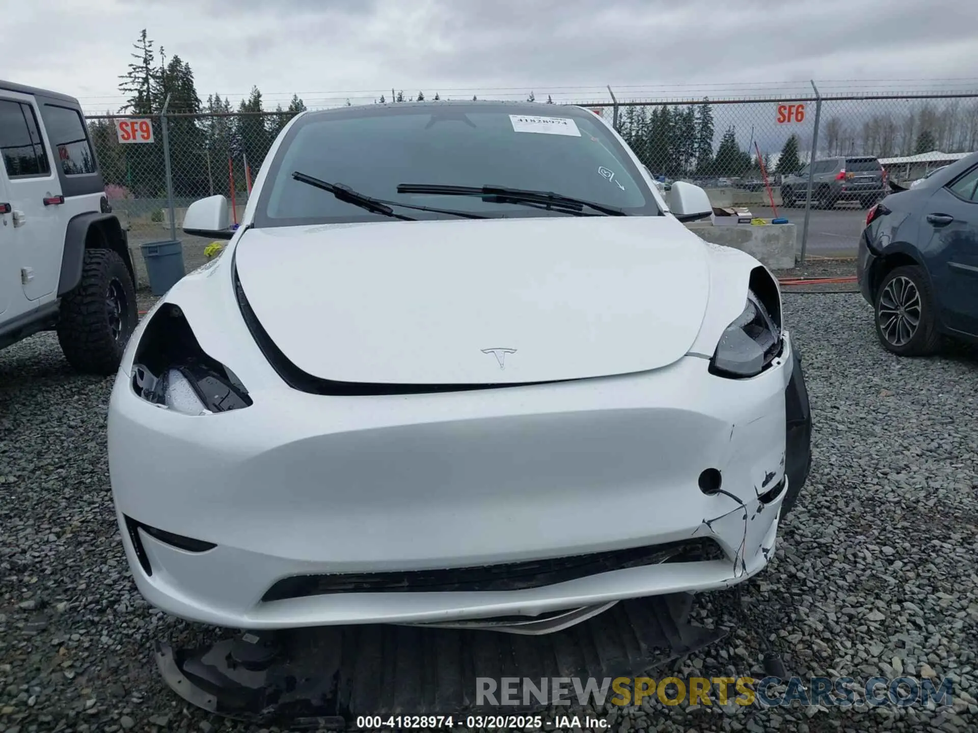 12 Photograph of a damaged car 7SAYGDEE7PF809164 TESLA MODEL Y 2023
