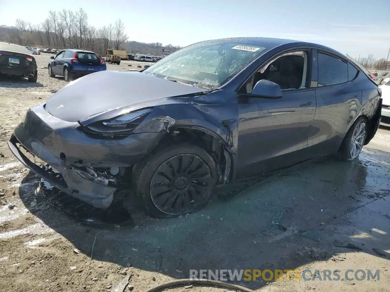 1 Photograph of a damaged car 7SAYGDEE7PF822934 TESLA MODEL Y 2023