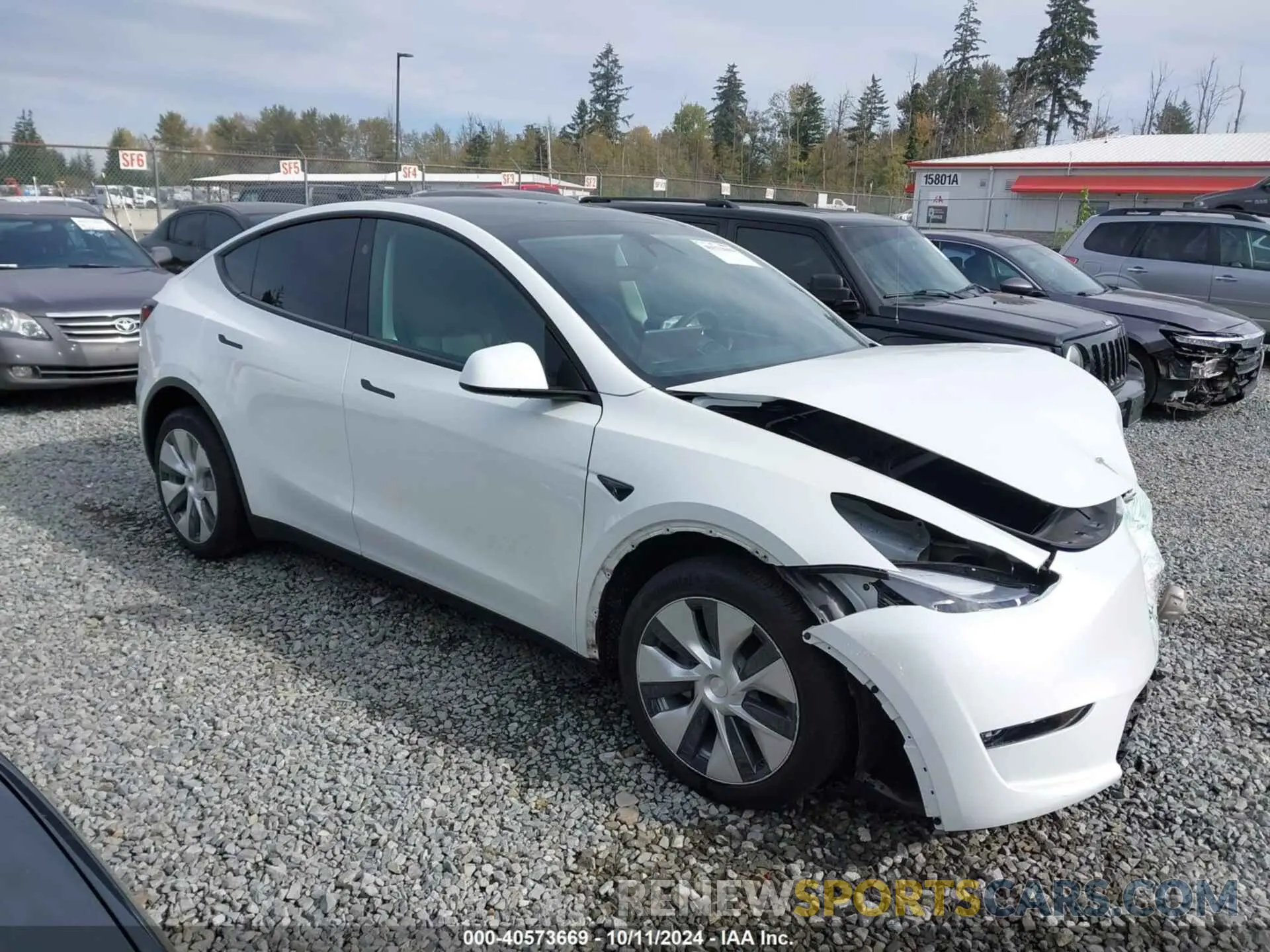 13 Photograph of a damaged car 7SAYGDEE7PF825106 TESLA MODEL Y 2023