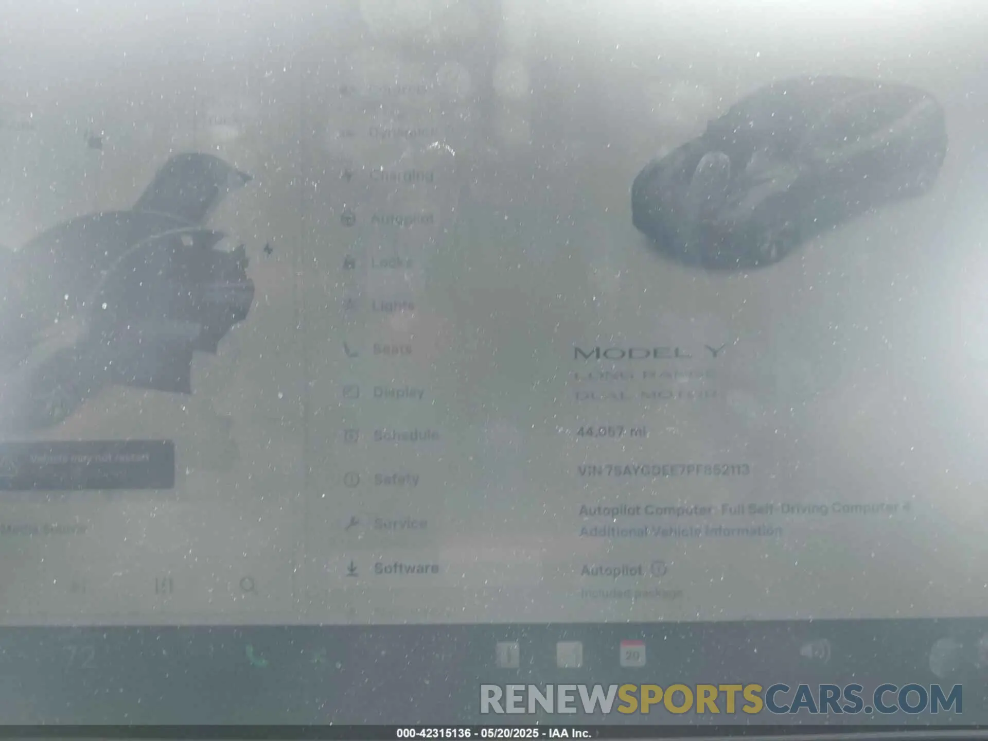7 Photograph of a damaged car 7SAYGDEE7PF852113 TESLA MODEL Y 2023