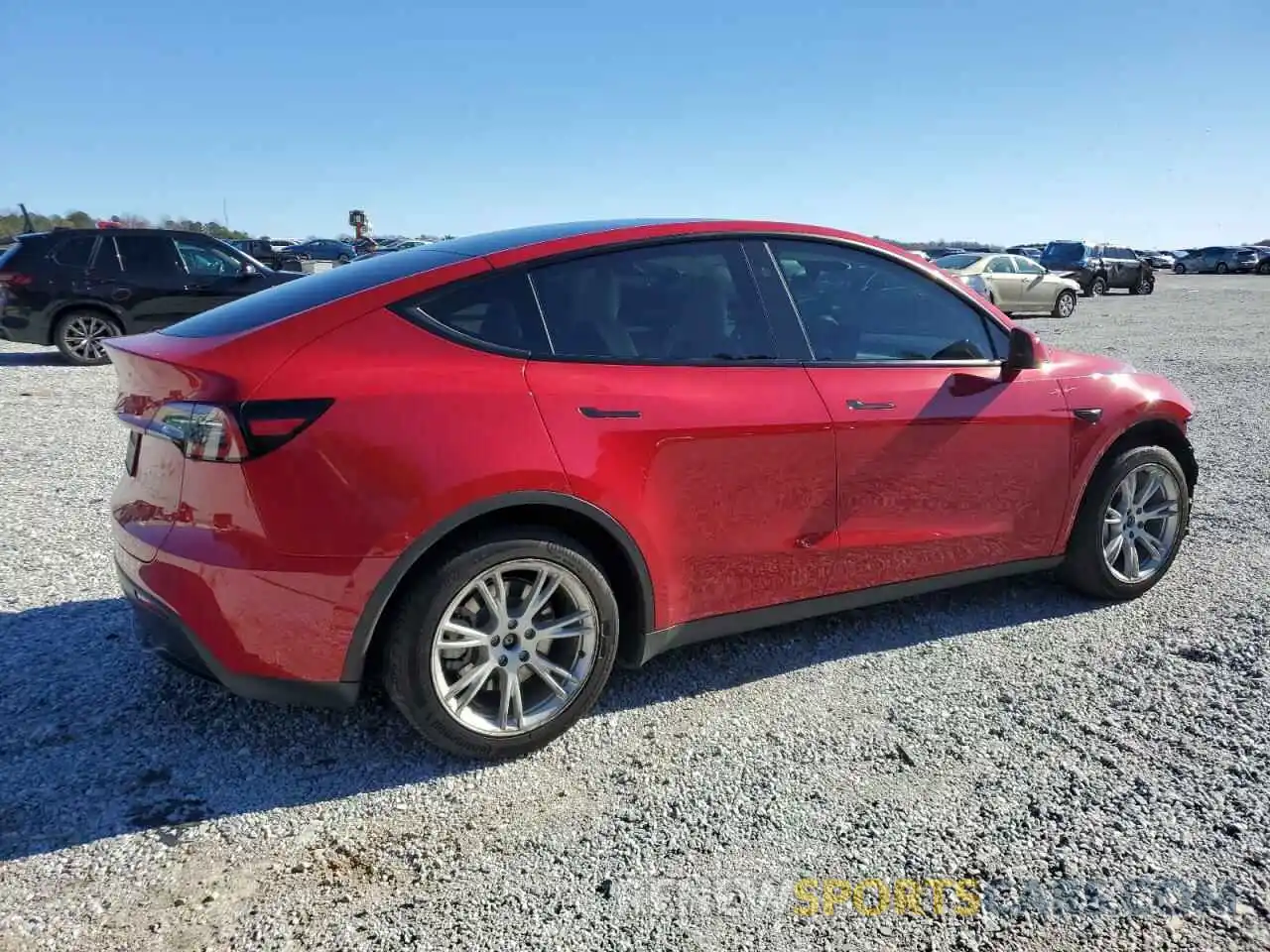 3 Photograph of a damaged car 7SAYGDEE7PF874189 TESLA MODEL Y 2023