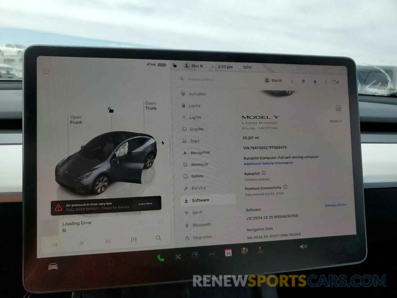 9 Photograph of a damaged car 7SAYGDEE7PF888478 TESLA MODEL Y 2023