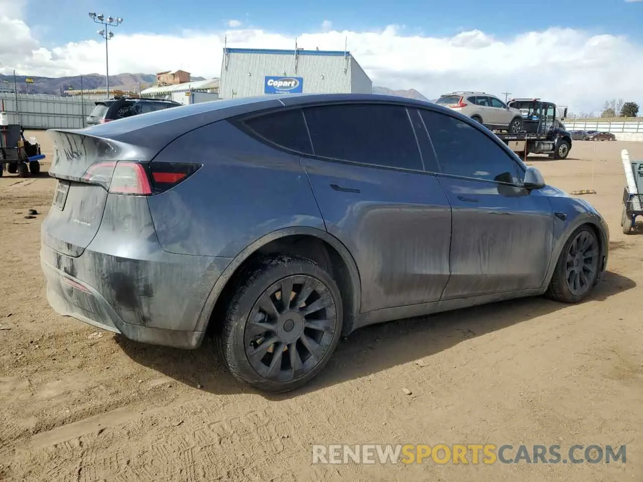 3 Photograph of a damaged car 7SAYGDEE7PF888996 TESLA MODEL Y 2023