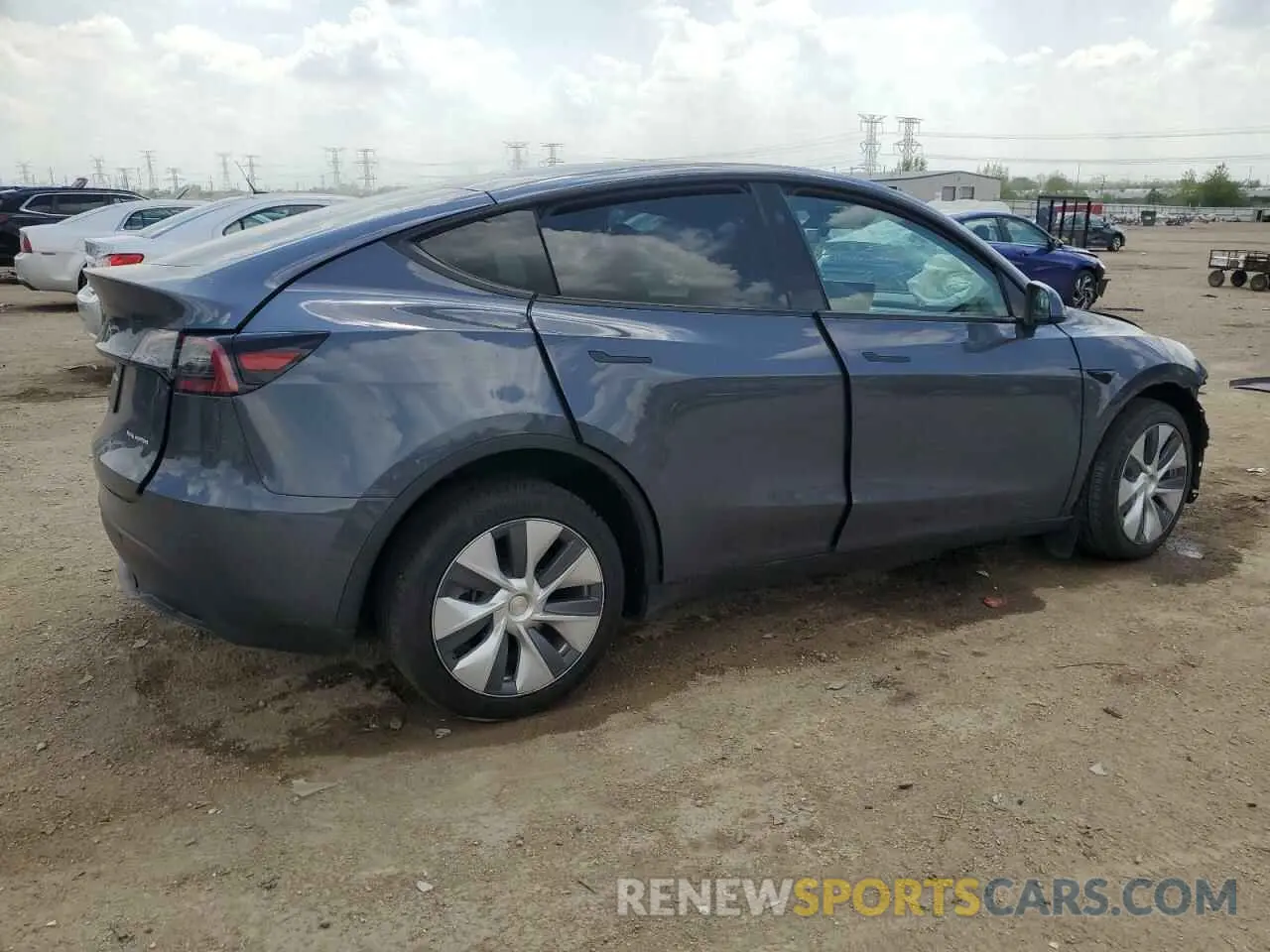 3 Photograph of a damaged car 7SAYGDEE7PF893020 TESLA MODEL Y 2023