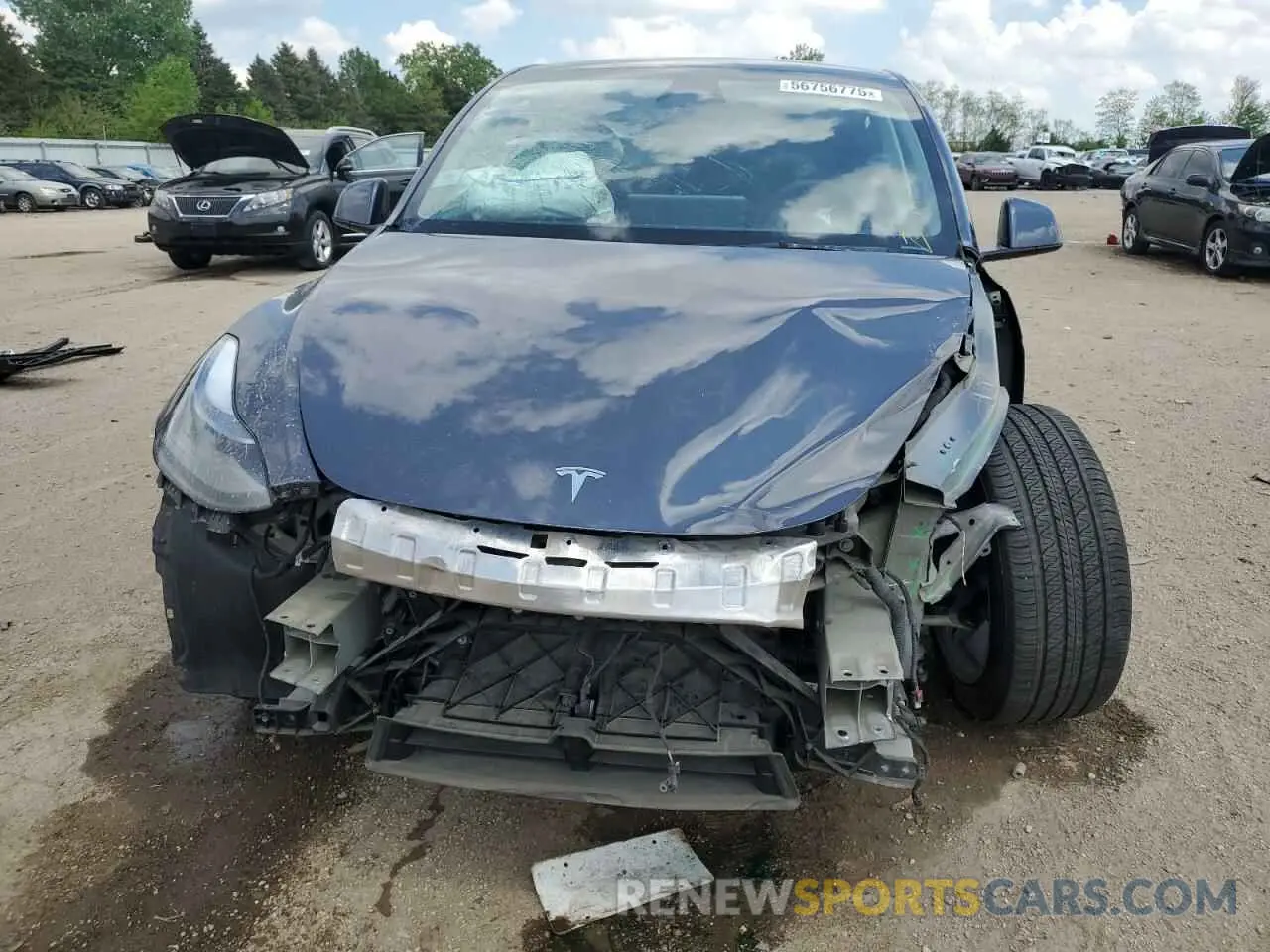 5 Photograph of a damaged car 7SAYGDEE7PF893020 TESLA MODEL Y 2023