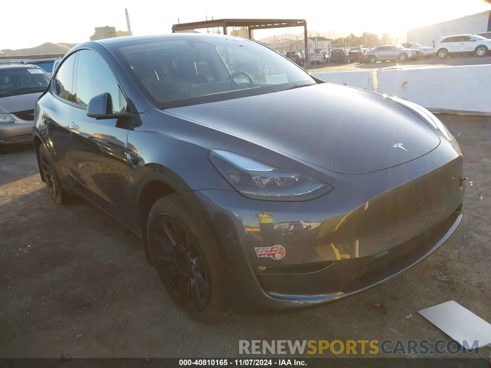 1 Photograph of a damaged car 7SAYGDEE7PF929045 TESLA MODEL Y 2023