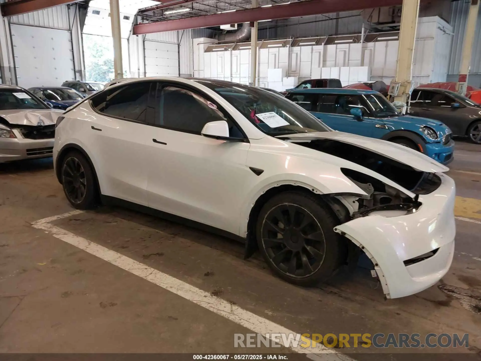 1 Photograph of a damaged car 7SAYGDEE7PF936772 TESLA MODEL Y 2023