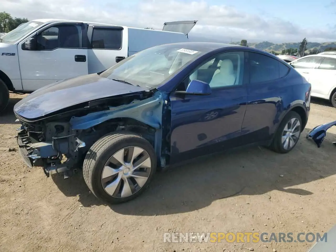 1 Photograph of a damaged car 7SAYGDEE7PF942474 TESLA MODEL Y 2023