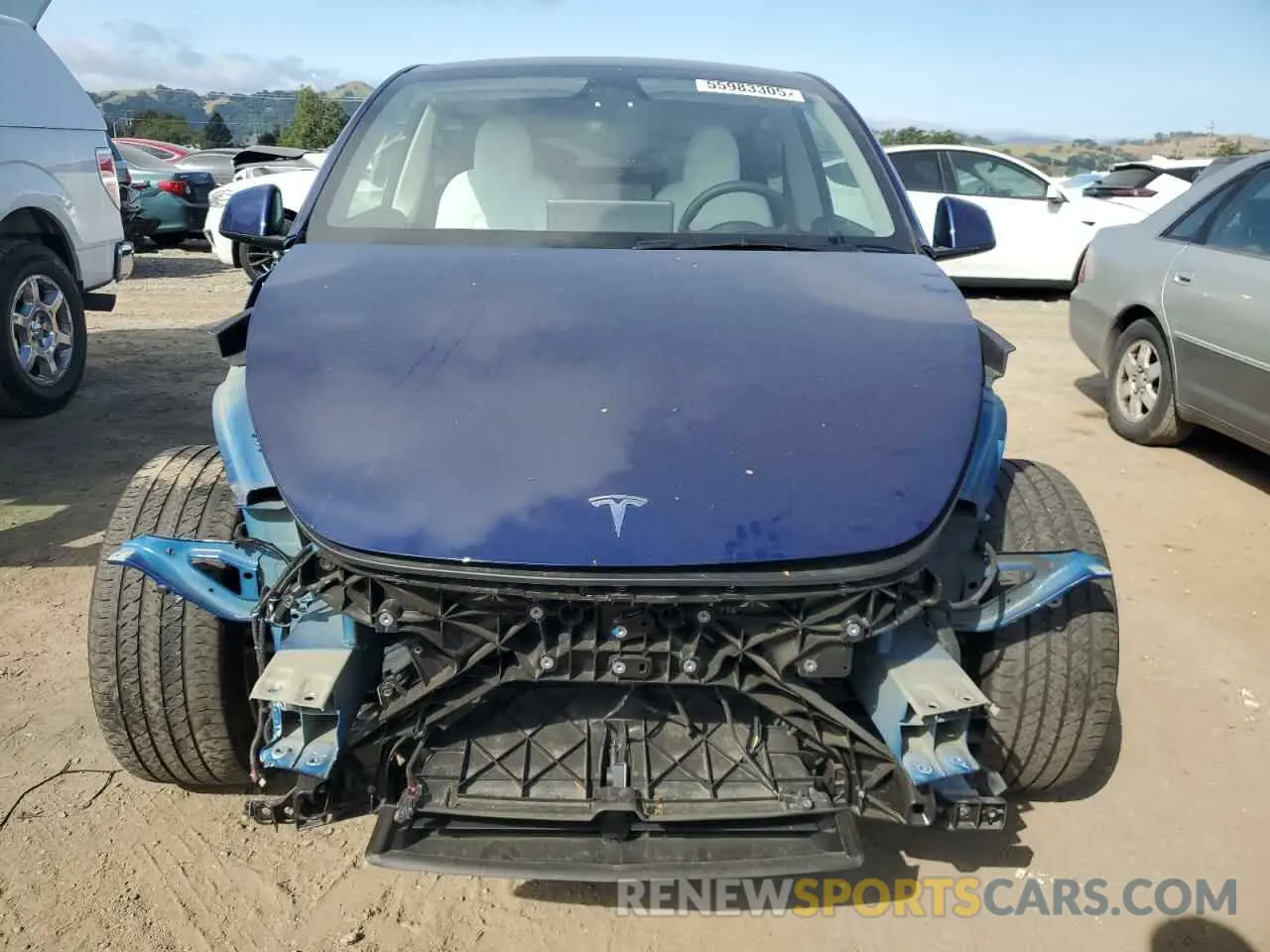 5 Photograph of a damaged car 7SAYGDEE7PF942474 TESLA MODEL Y 2023