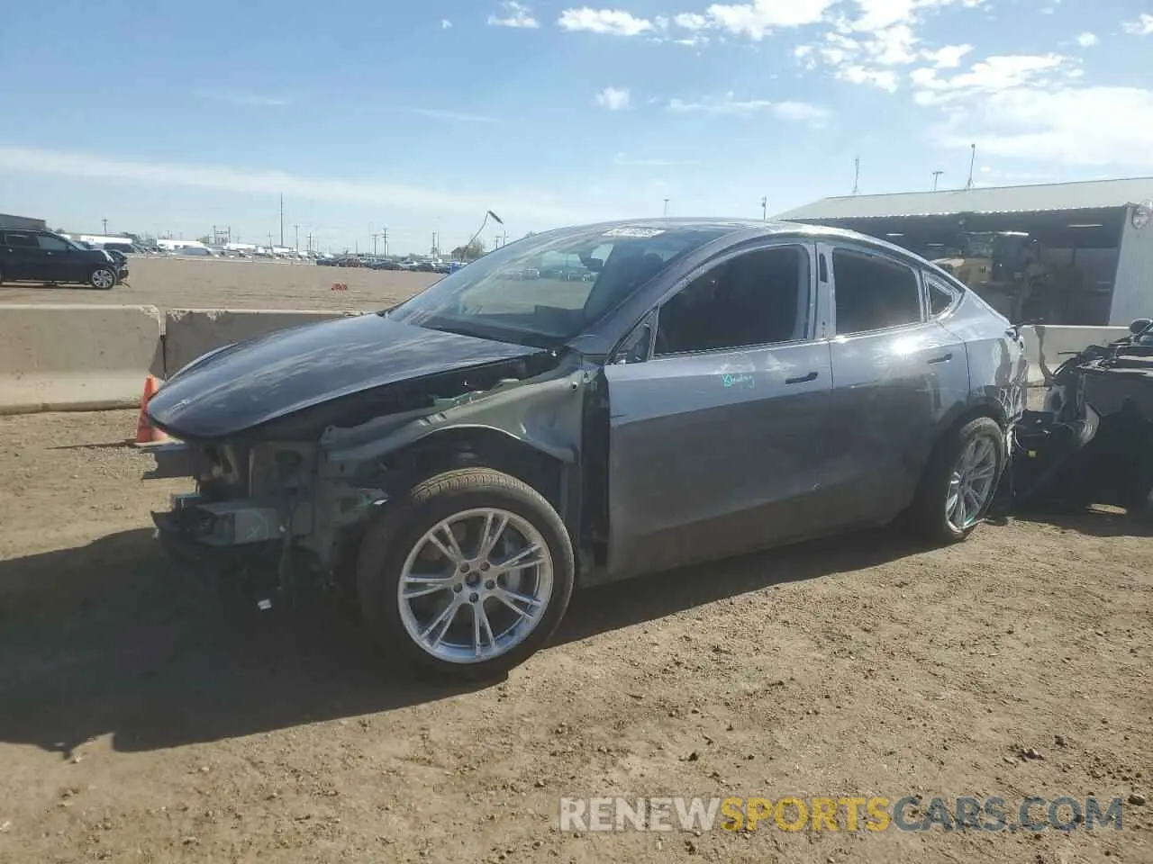 1 Photograph of a damaged car 7SAYGDEE7PF965446 TESLA MODEL Y 2023