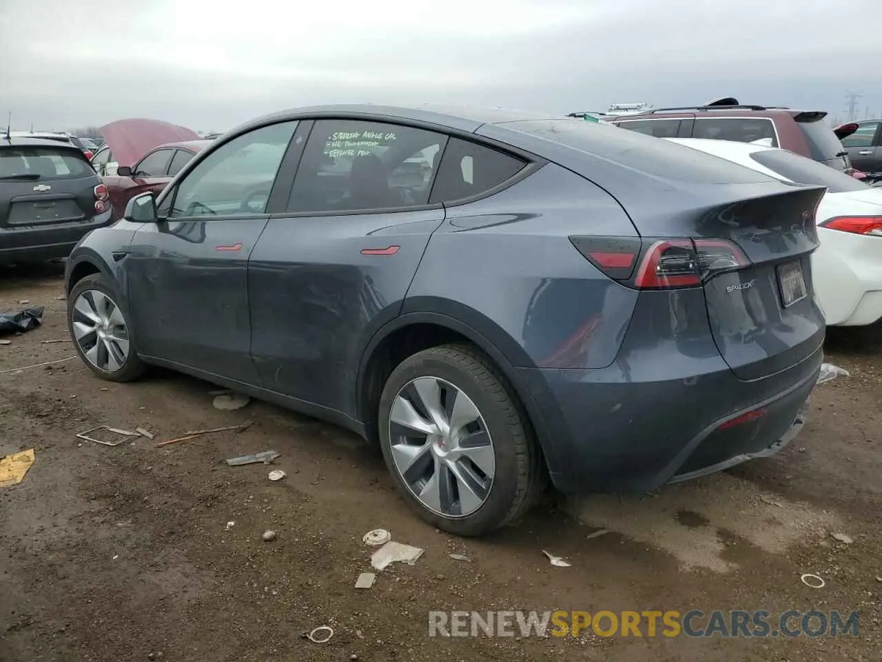 2 Photograph of a damaged car 7SAYGDEE8PA043233 TESLA MODEL Y 2023