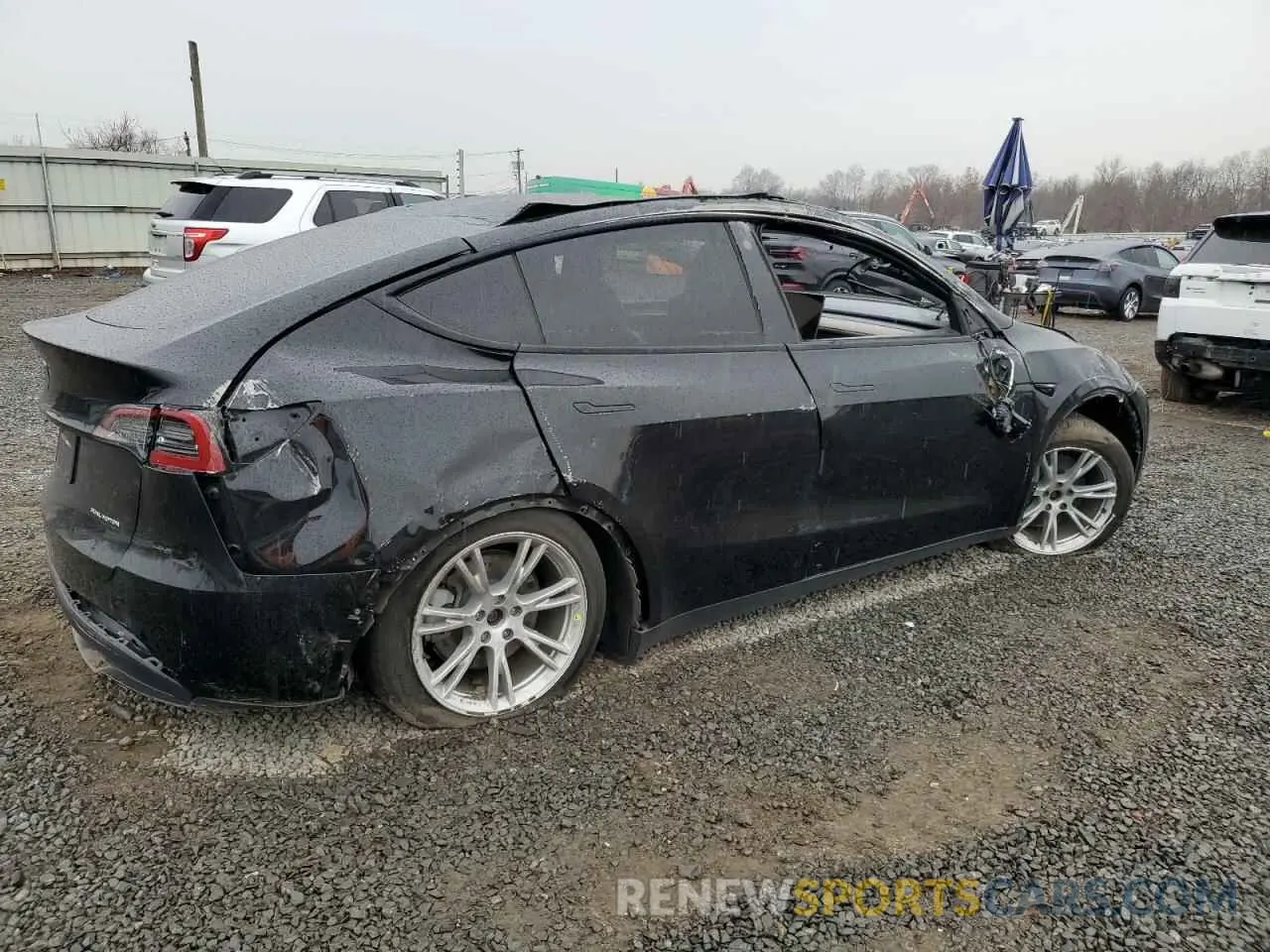 3 Photograph of a damaged car 7SAYGDEE8PA044544 TESLA MODEL Y 2023