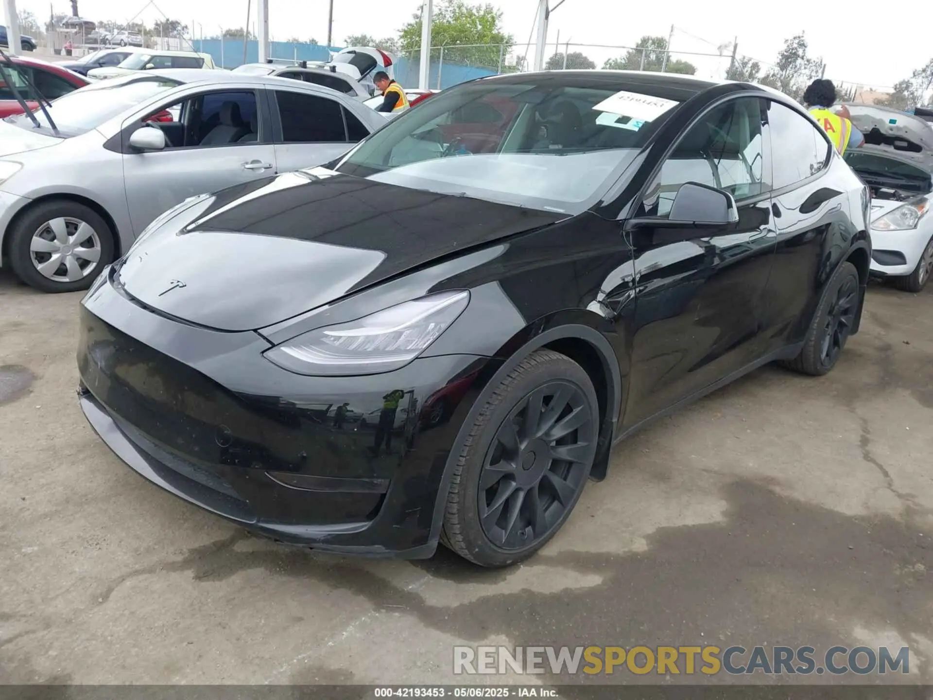 2 Photograph of a damaged car 7SAYGDEE8PA051798 TESLA MODEL Y 2023
