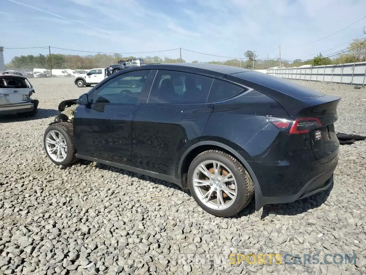 2 Photograph of a damaged car 7SAYGDEE8PA062753 TESLA MODEL Y 2023