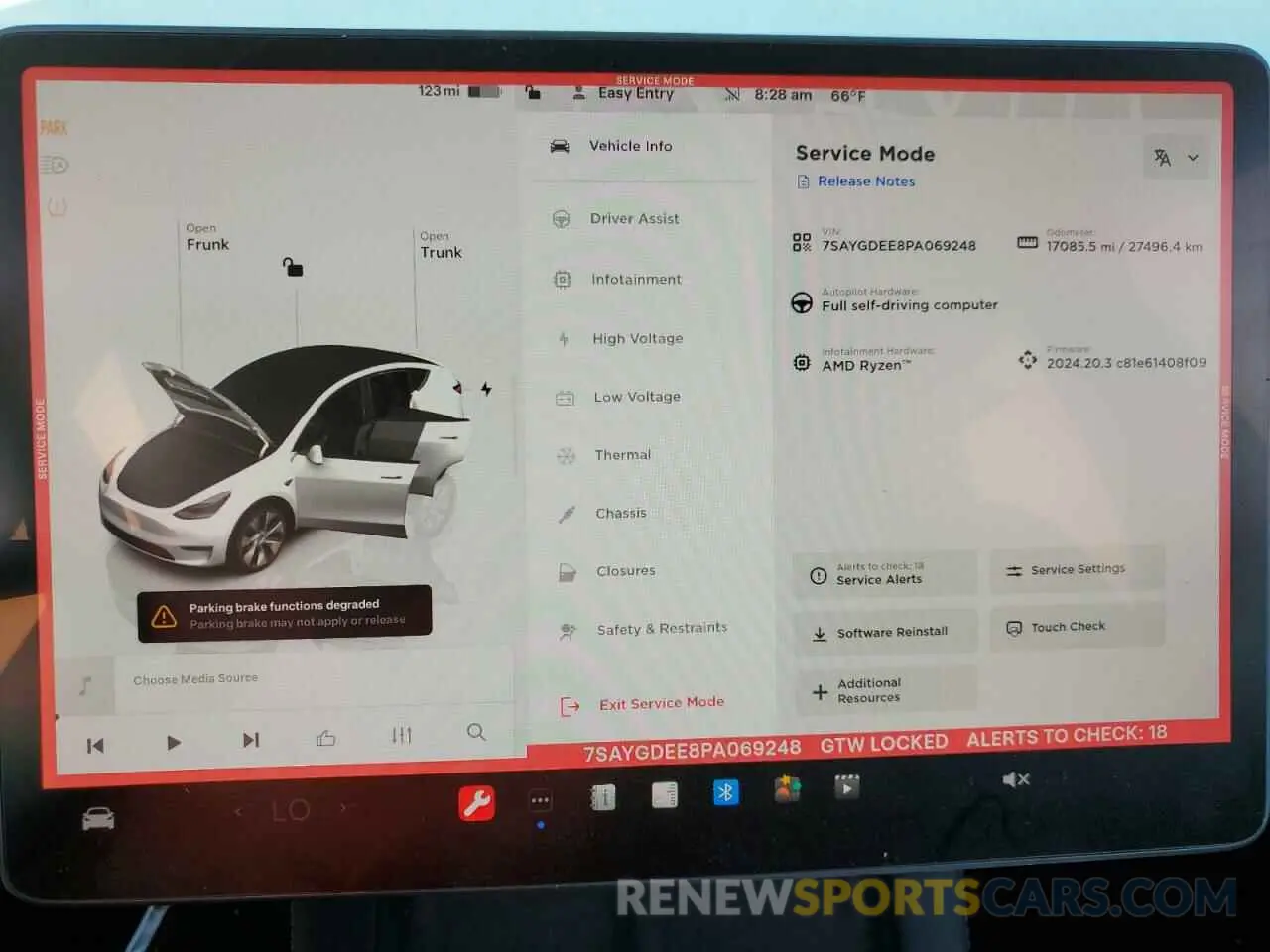 9 Photograph of a damaged car 7SAYGDEE8PA069248 TESLA MODEL Y 2023