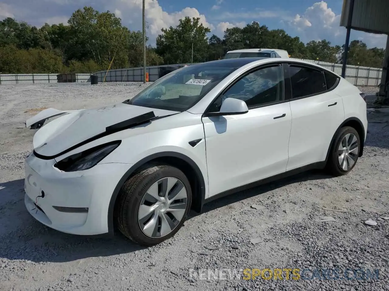 1 Photograph of a damaged car 7SAYGDEE8PA080752 TESLA MODEL Y 2023