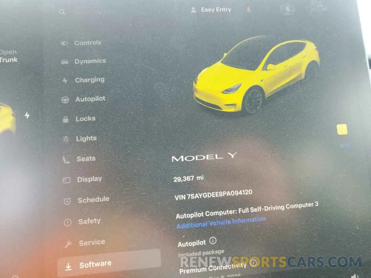 9 Photograph of a damaged car 7SAYGDEE8PA094120 TESLA MODEL Y 2023