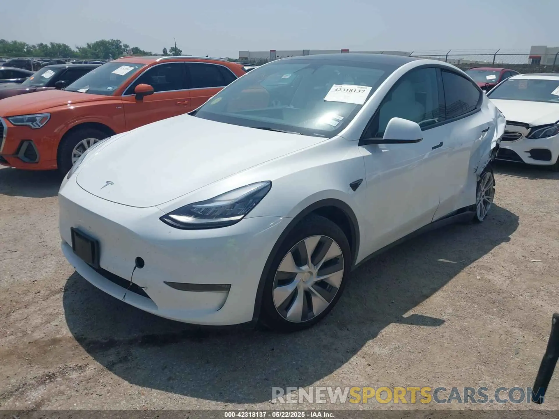 2 Photograph of a damaged car 7SAYGDEE8PA094957 TESLA MODEL Y 2023