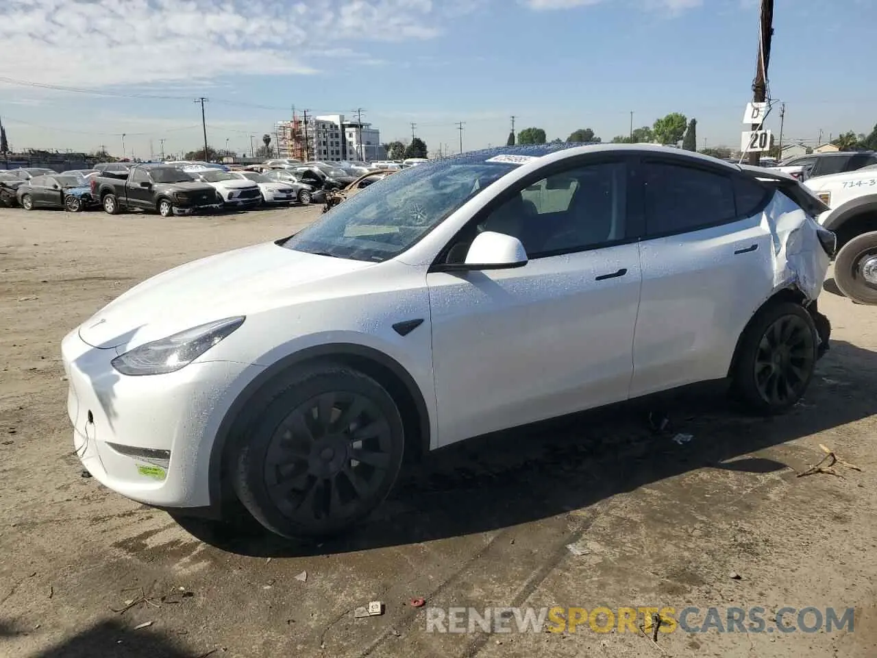 1 Photograph of a damaged car 7SAYGDEE8PA112289 TESLA MODEL Y 2023