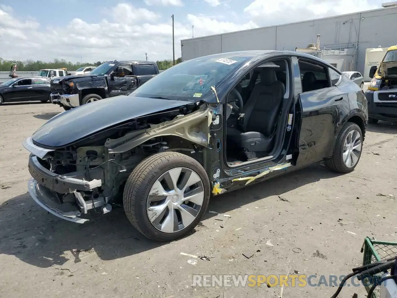 1 Photograph of a damaged car 7SAYGDEE8PA115063 TESLA MODEL Y 2023