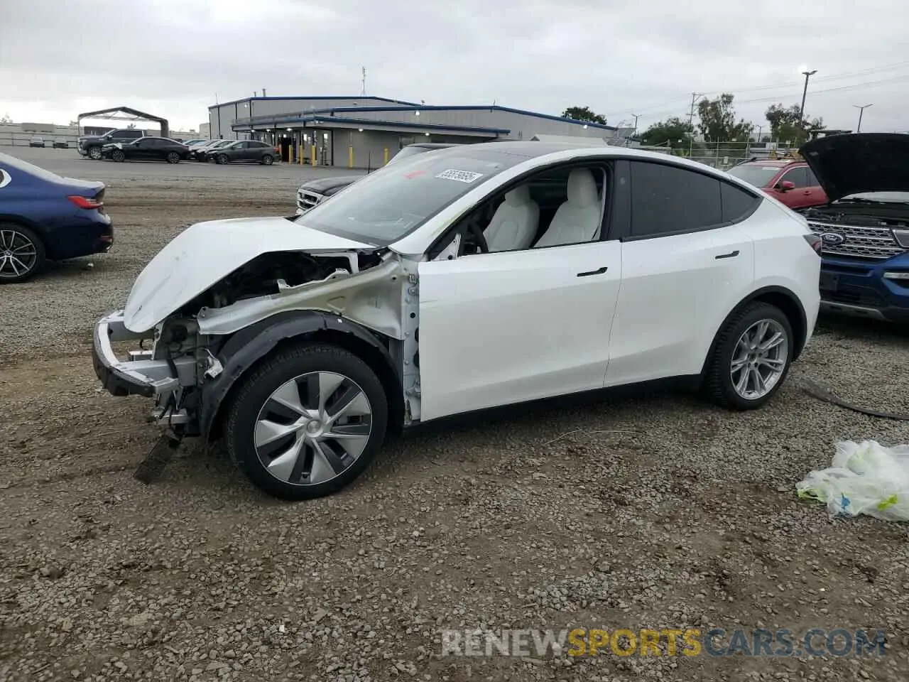 1 Photograph of a damaged car 7SAYGDEE8PA129562 TESLA MODEL Y 2023