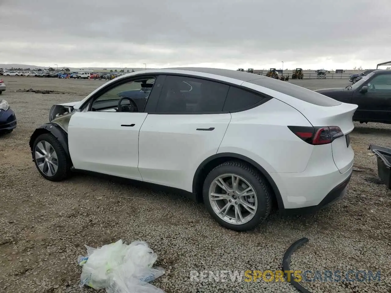 2 Photograph of a damaged car 7SAYGDEE8PA129562 TESLA MODEL Y 2023