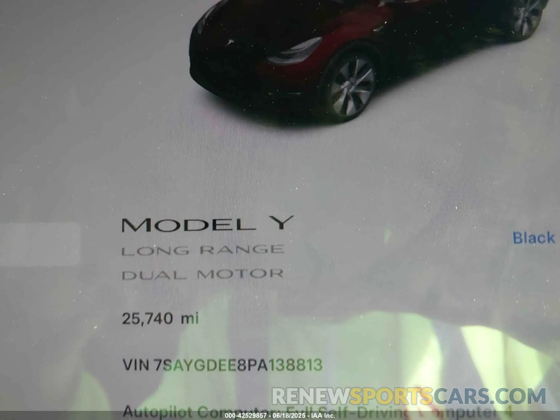 16 Photograph of a damaged car 7SAYGDEE8PA138813 TESLA MODEL Y 2023
