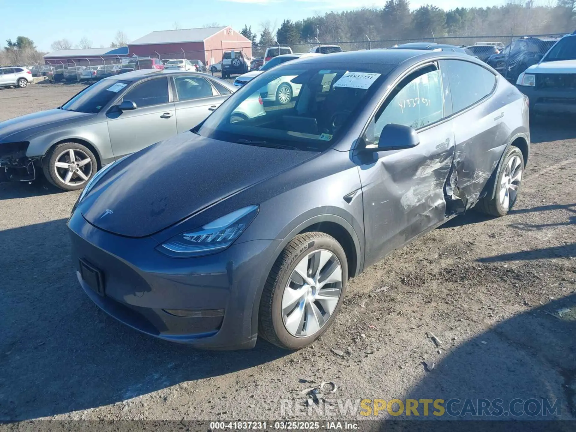 2 Photograph of a damaged car 7SAYGDEE8PA140562 TESLA MODEL Y 2023