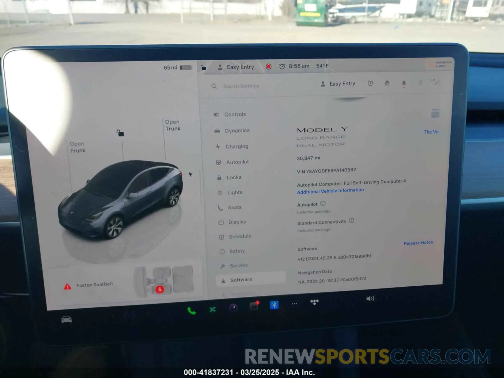 7 Photograph of a damaged car 7SAYGDEE8PA140562 TESLA MODEL Y 2023